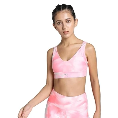 Abbildung von PUMA Damen Run High Impact AOP Ultraform BH Unterwäsche Top