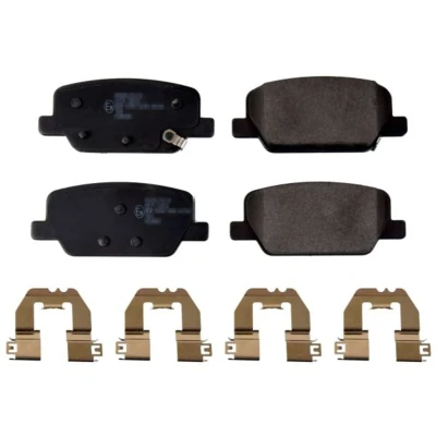 Abbildung von BLUE PRINT ADBP420029 Bremsbelagsatz Hinterachse mit akustischer Verschleißwarnung HYUNDAI: Santa FE 3, Fé IV, IV Box Body / SUV