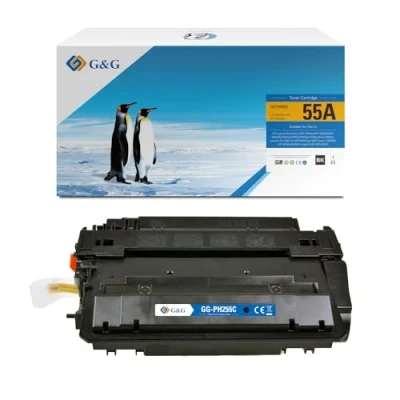 Abbildung von G&amp;G Toner kompatibel als Ersatz für HP 55A/ CE255A/ Canon 724