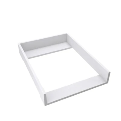 Abbildung von regalik Wickelaufsatz für Kullen von IKEA, Wickeltischaufsatz 40 cm Kommoden, Abnehmbar Wickelkommode aufsatz, Gerade Frontplatten, Weiß, 1 mm ABS Material, 72cm x 54cm