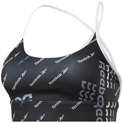 Abbildung von Reebok Wor AOP Bra Sport BH für Damen