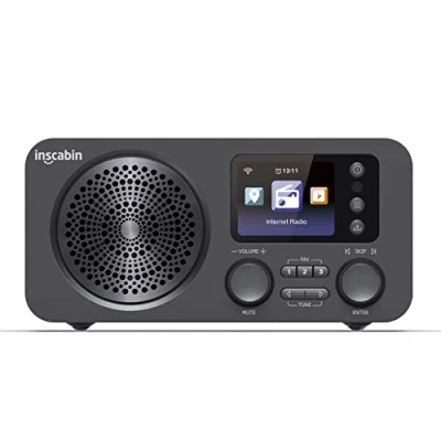Abbildung von Inscabin D7 Internet DAB/DAB+ Digitalradio, Internetradio/Digitalradio mit Spotify Connect und Bluetooth (Black)