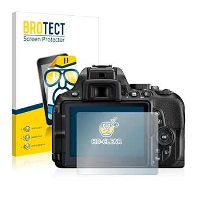 Abbildung von BROTECT (2 Stück Schutzfolie für Nikon D5600 Displayschutz Folie Ultra Klar