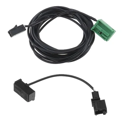 Abbildung von OTOTEC AUX Verbindungskabel Und Mikrofonkabel 3BD035711 Kompatibel mit VW RNS315 RNS510 12 poliges Autoradio Bluetooth Kabelbaumkabel V