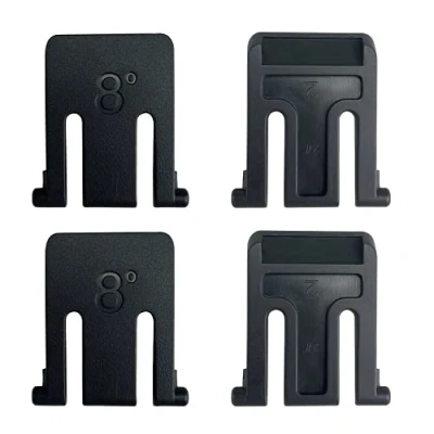Abbildung von 4Pcs Tastaturunterstützung Tastaturständer Füße Beine Ersatzkit für Logitech K200 K260 K270 K275 Tastatur（Schwarz）