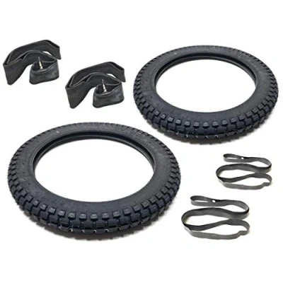 Abbildung von Streetparts24 Reifen Komplett Satz Set 2.75 17 2 3/4x17 Zoll für Yamaha FS1, Zündapp C KS GTS CS Combinette 25 50 80