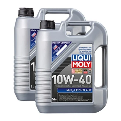 Abbildung von 2x LIQUI MOLY 1092 MoS2 Leichtlauf 10W 40 Motoröl 5L