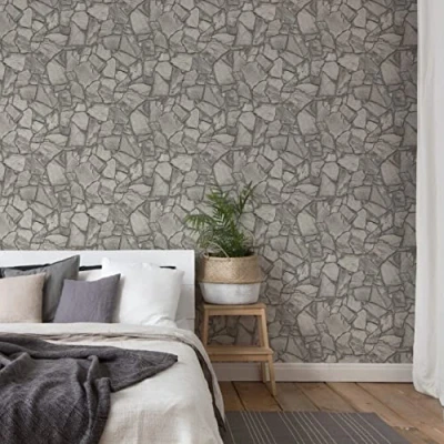 Abbildung von A.S. Création Vliestapete &quot;Terra Tapete Steinoptik&quot;, matt gemustert neutral, Stein Steinwand Naturstein 3d Optik Tapeten Wohnzimmer modern