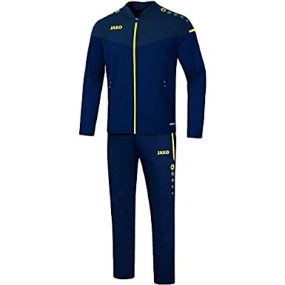 Abbildung von Jako Damen Präsentationsanzug Champ 2.0, Marine/Darkblue/Neongelb, 38, M9520