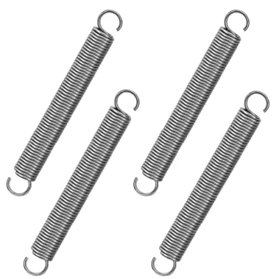 Abbildung von GUNGY Zugfedern mit Haken Edelstahl Spannfeder Zugfeder 80mm Außendurchmesser 10mm Drahtdurchmesser 1,2mm Maximale Zugkraft 3,2KG 1,2x10x80mm 4 Stück
