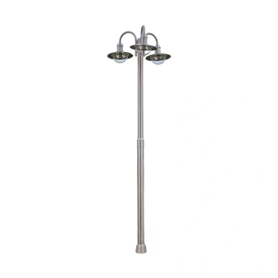 Abbildung von Lindby Mastleuchte Damion, 200 cm, 3 flg., E27, IP44