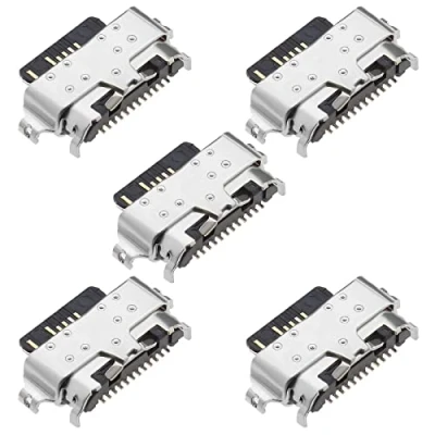Abbildung von VGOL 5 Stück Typ C USB Ladeanschluss kompatibel mit Alcatel 3T 10 8094 8094X für Tablet Port Jack Block Ersatz Reparatur