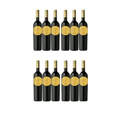 Abbildung von Terre di Montelusa Nero d&#039;Avola Sicilia Rotwein veganer Wein trocken DOC Italien (12 Flaschen)
