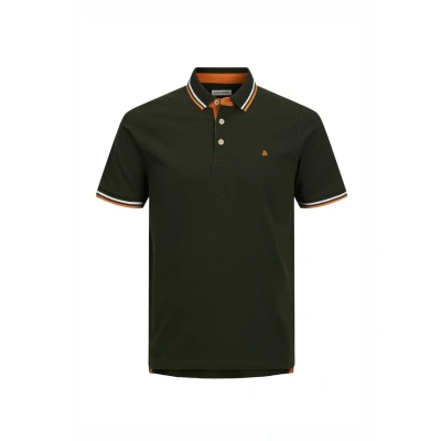 Abbildung von Jack &amp; Jones Epaulos NOOS Poloshirt, Herren, Größe: XS, Kombu green