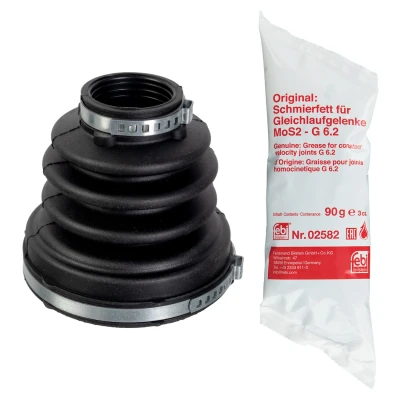Abbildung von FEBI BILSTEIN 177599 Achsmanschette getriebeseitig, Vorderachse rechts NBR (Nitril Butadien Kautschuk) VOLVO: V50, S40 II, C30, FORD: S Max Mk1