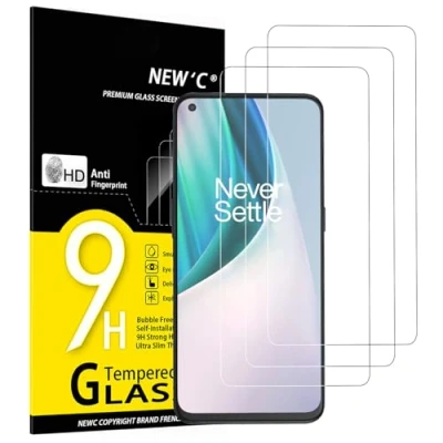Abbildung von NEW&#039;C 3 Stück, Panzer Schutz Glas für OnePlus Nord N10 5G, Frei von Kratzern, 9H Härte, HD Displayschutzfolie, 0.33mm Ultra klar, Ultrabeständig