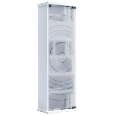 Abbildung von VCM CD Regal Holz DVD Stand Schrank Glastür Tilano M, 1 tlg.