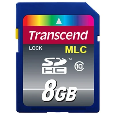 Abbildung von Transcend 8GB SDHC Class 10 Speicherkarte Speicherkarten (SDHC, 25 85 C, 40 0 90%, Klasse 10)