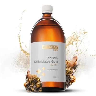 Abbildung von Kolloidales Gold 20 Ppm Reinheitsstufe 99.99 % 1000 ml