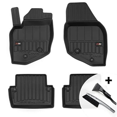 Abbildung von moto MOLTICO 3D Gummimatten Auto Fußmatten Gummi Automatten 4 teilig Set passend für Volvo V70 II XC70 I 2000 2007