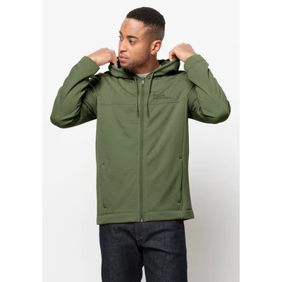 Abbildung von Jack Wolfskin Waldsee Hooded JKT M Sweatjacke, Herren, Größe: Large, Greenwood