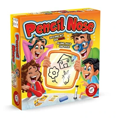 Abbildung von Pencil Nose, Rasanter Partyspaß für Teams oder Einzelspieler, Zeichne mit der Nase