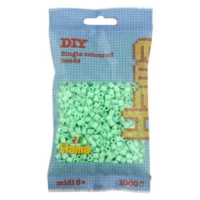 Abbildung von Hama Midi Perlen 1000St Pastell Mint Nr. 207 98