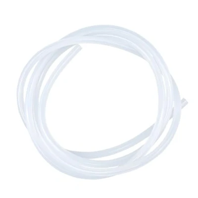 Abbildung von LAVMHAB Silikonschlauch 4mm ID x 8mm OD 3 Meter Länge, Lebensmitteltaugliche Schläuche Flexibler Schlauch Klar Wasser Luft Rohre für die Pumpe übertragen