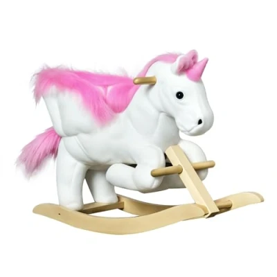 Abbildung von Schaukeltier Schaukelpferd Kinder Schaukel magisches Einhorn Design mit Musik für 18 36 M