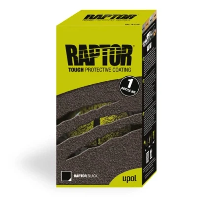 Abbildung von UPOL Raptor schwarz Pick Up Transportflächen Fahrzeug Beschichtung 948ml inkl. Härter (948ml + Härter)