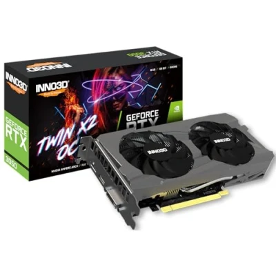 Abbildung von Inno3D GeForce RTX 3050 Twin X2 OC Grafikkarte