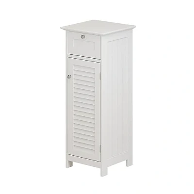 Abbildung von Vicco Midischrank Riad, Weiß, 32 x 87 cm mit Tür und Schublade