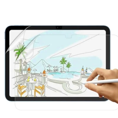 Abbildung von [2 Stück] Like Matte Papier Folie für 10,9&quot; 2022 iPad 10. Generation, [Blendfreiem] PET Gefühl schutzfolie zum Zeichnen, Schreiben, Skizzieren