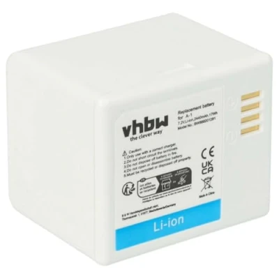 Abbildung von vhbw 1x Akku kompatibel mit Netgear/Arlo Pro 2, Pro, VM4030, VM4030P, VMA4400 Knopfkamera, getarnte Kamera (2200 mAh, 7,2 V, Li Ion)