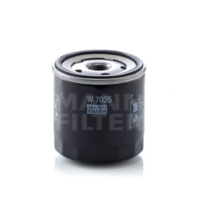 Abbildung von MANN FILTER W 7035 Ölfilter 3/4 16 UNF 1B mit einem Rücklaufsperrventil Anschraubfilter CHRYSLER: PT Cruiser Kombi, VOYAGER 4, GRAND 5OYAGER 5
