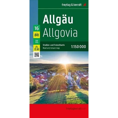 Abbildung von Allgäu, Straßen und Freizeitkarte 1:150.000, freytag &amp; berndt: Mit Infos, Top Tips (freytag berndt Auto + Freizeitkarten)