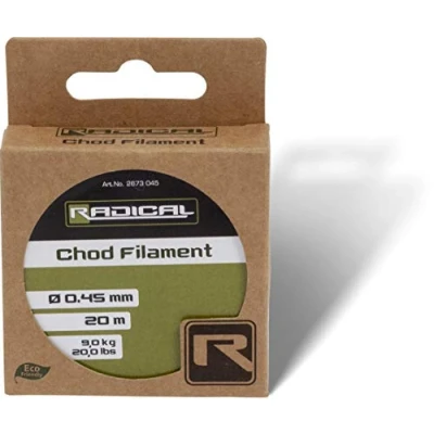 Abbildung von Radical Chod Filament Karpfen Vorfachmateriall 20m (0,45mm) Vorfachmaterial