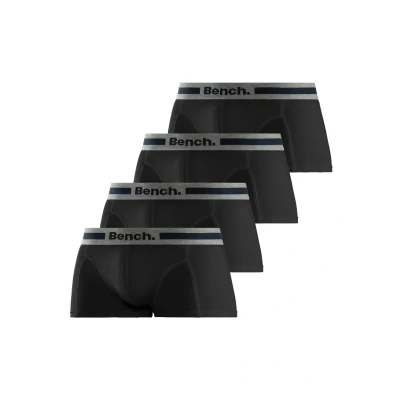 Abbildung von Bench Hipster 4 PACK Panties, Herren, Größe: XL, Schwarz anthrazit meliert