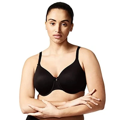 Abbildung von Chantelle C MAGNIFIQUE, T Shirt BH, Unnsichtbare Unterwäsche für Damen, Schwarz, 90D