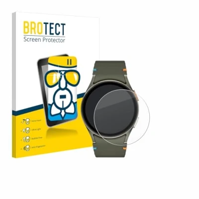 Abbildung von BROTECT Schutzglas für Samsung Galaxy Watch 7 (40 mm) Schutzfolie Panzer Folie Glas [Extrem Kratzfest 9H, Anti Fingerprint, Ultra Transparent]