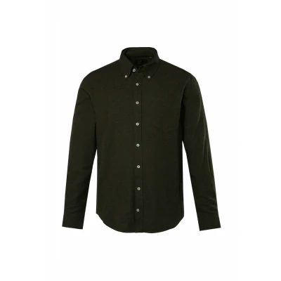 Abbildung von JP1880 Langarm Buttondownkragen Modern FIT BIS 8 XL Hemd, Herren, Größe: Large, Fir green
