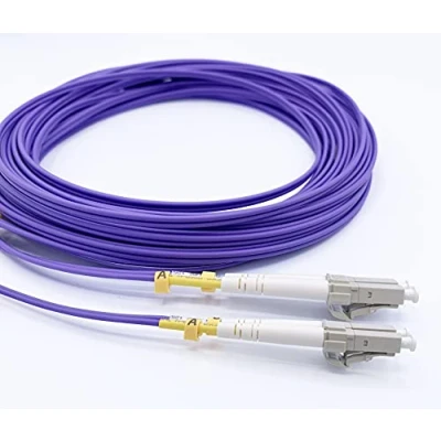 Abbildung von Elfcam® 20M Glasfaserkabel LWL LC/UPC auf OM4 Multimode Duplex 50/125um LSZH,