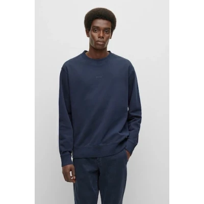 Abbildung von BOSS Wefade Sweatshirt, Herren, Größe: Medium, Dark blue