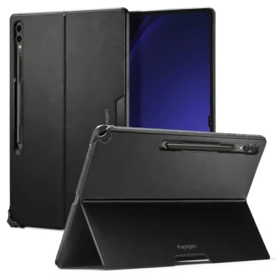 Abbildung von Spigen Thin Fit Pro Hülle Entwickelt für Samsung Galaxy Tab S9 Ultra (2023) / S8 (2022) Schwarz