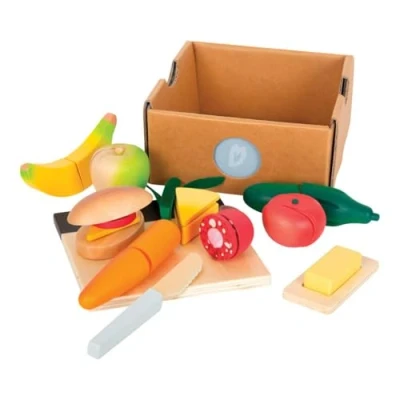 Abbildung von Small Foot Spiellebensmittel Schneide Set Mittagessen „fresh&quot;