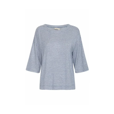 Abbildung von Fransa Cisco Langarmshirt, Damen, Größe: Large, Vintage indigo mix