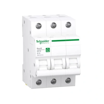 Abbildung von Schneider Electric Leitungsschutzschalter RESI9 3P 16A B 6KA, R9F2336
