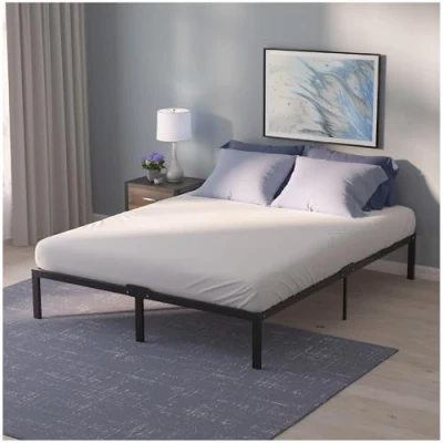 Abbildung von Dreamzie Bett 180x200 mit Lattenrost Metall 41cm Bettgestell 180x200cm Robust, Leichte Montage, Umfangreicher Stauraum