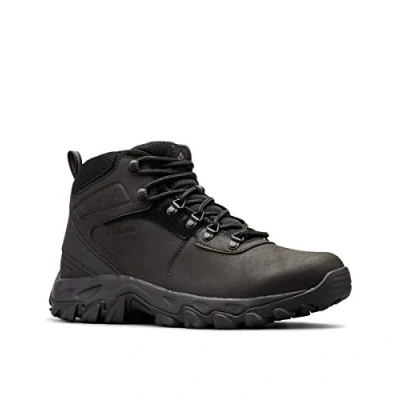 Abbildung von Columbia Newton Ridge Plus II WP wasserdichte Wanderstiefel für Herren, Schwarz (Black x Black), 40 EU