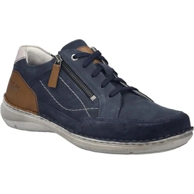 Abbildung von Josef Seibel NEW Anvers 11 Sportlicher Schnürer, Herren, Größe: 40, Indigo multi Schuhe